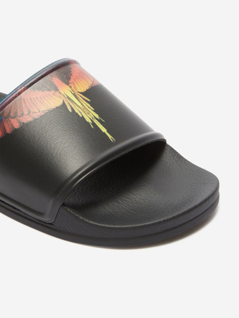MARCELO BURLON ICON WINGS Mens Slides - MENS SLIDES